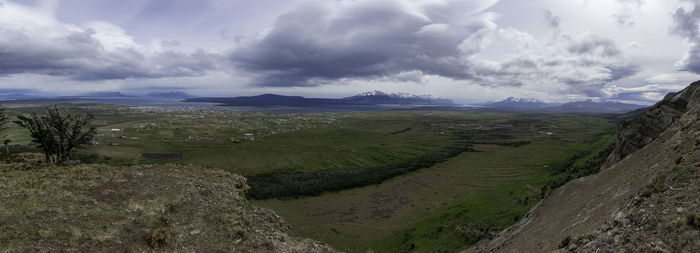 Panoramic view of landscape against sky