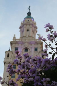 Low angle view of historical building