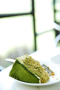 Close-up of cake on table