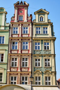 Low angle view of building against sky