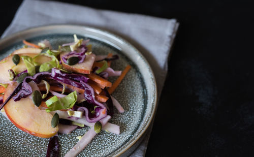 Close up of food on plate