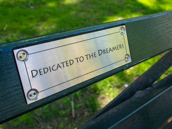 Close-up of wooden door