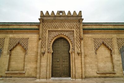 Low angle view of historical building