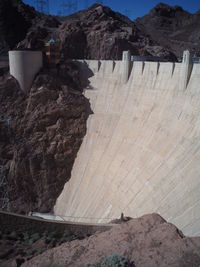 Scenic view of rocky mountains