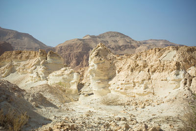 Mountains with sky in background