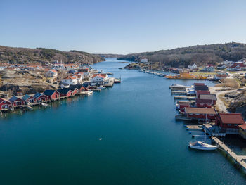 Boat crossing at hamburgsund