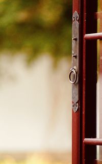 Close-up of door knocker