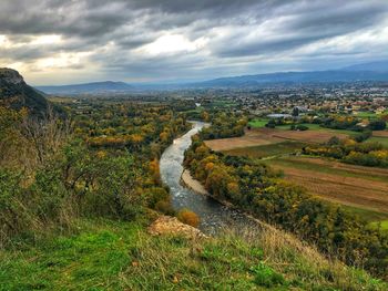 Scenic view of landscape against sky