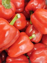 Full frame shot of bell peppers