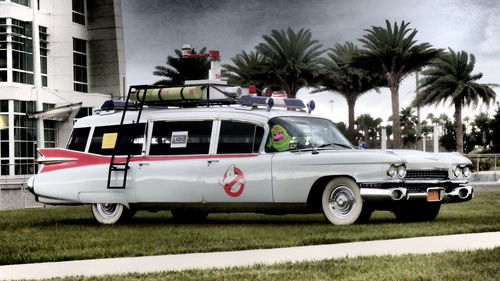 Car parked in front of building