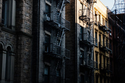 Low angle view of residential building