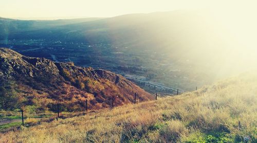 Scenic view of landscape against sky