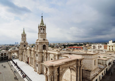 View of historic building against sky