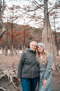 Portrait of smiling couple