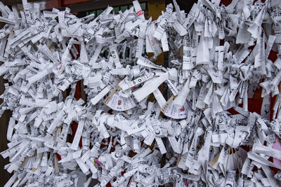 large group of objects