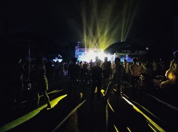 Crowd at music concert