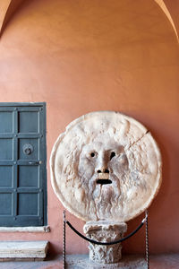 The mouth of truth, marble mask in rome