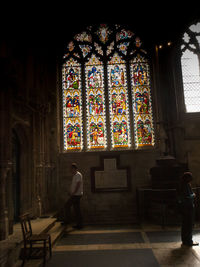 Interior of church