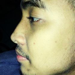 Close-up portrait of a man