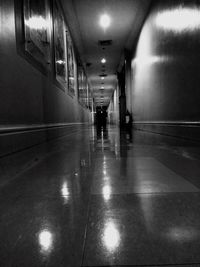 Interior of subway station