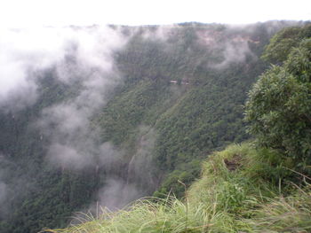 High angle view of landscape