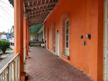 Alley amidst buildings in city