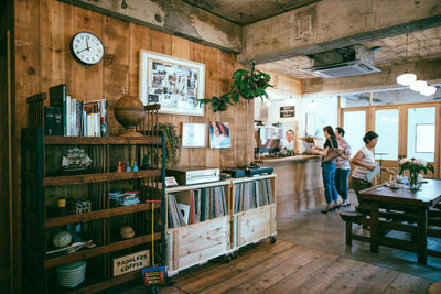 People in restaurant