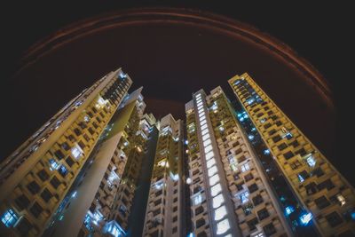 Low angle view of apartment building