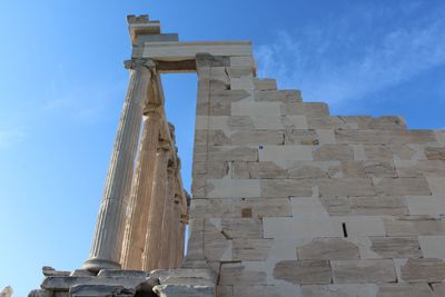 Low angle view of a temple