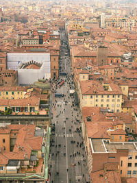 High angle view of cityscape