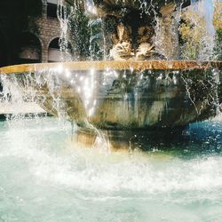 View of fountain