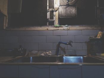 Interior of abandoned home