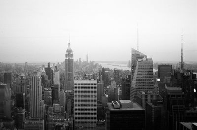 Aerial view of buildings in city