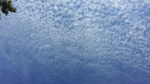 Low angle view of cloudy sky