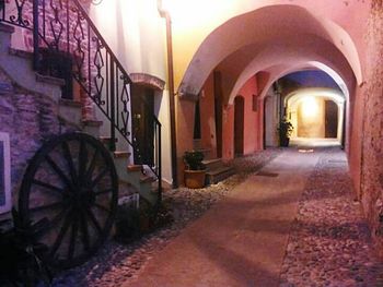 Corridor of historic building