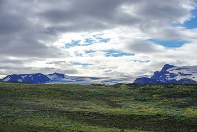 Scenic view of landscape against sky