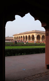 View of historical building