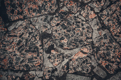 Full frame shot of rocks on floor