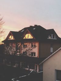 Houses against sky