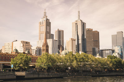 Skyscrapers in city