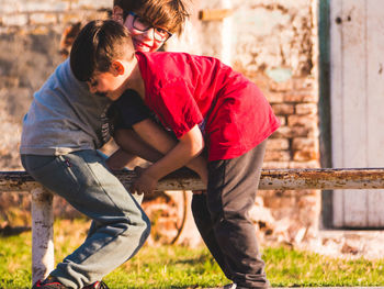 Kids playing