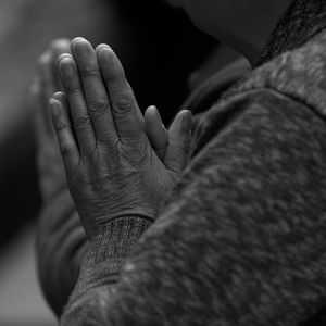 Close-up of person hand with tattoo