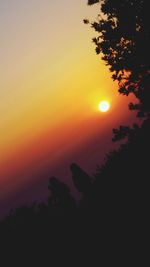 Scenic view of sunset