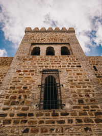 Low angle view of historical building against sky