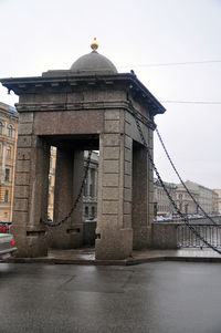 View of historical building against clear sky