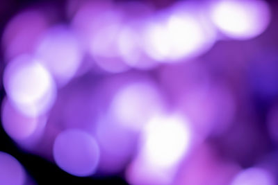 Defocused image of illuminated lights