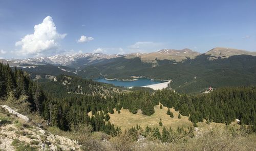 Panoramic view of landscape against sky