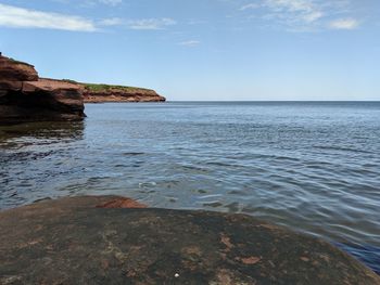 Serene on the atlantic ocean