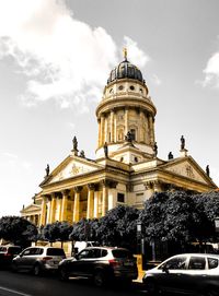 View of building against sky in city