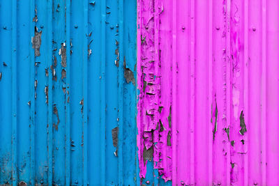 Full frame shot of weathered door